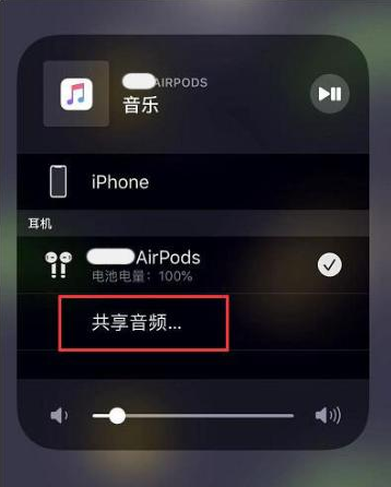 杨浦苹果14音频维修点分享iPhone14音频共享设置方法 