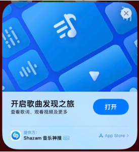 杨浦苹果14维修站分享iPhone14音乐识别功能使用方法 