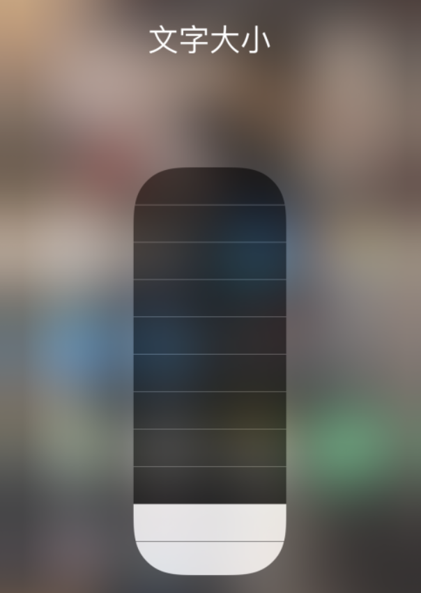 杨浦苹果手机维修分享小技巧：在 iPhone 控制中心快速调节字体大小 